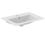 Immagine di Ideal Standard CONNECT AIR lavabo top 60 cm, monoforo, con troppopieno, colore bianco E028901