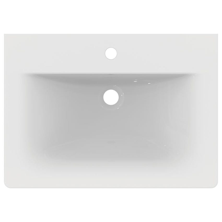 Immagine di Ideal Standard CONNECT AIR lavabo top 60 cm, monoforo, con troppopieno, colore bianco E028901
