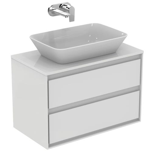 Immagine di Ideal Standard CONNECT AIR lavabo da appoggio L.60 cm, senza troppopieno, colore bianco E034801