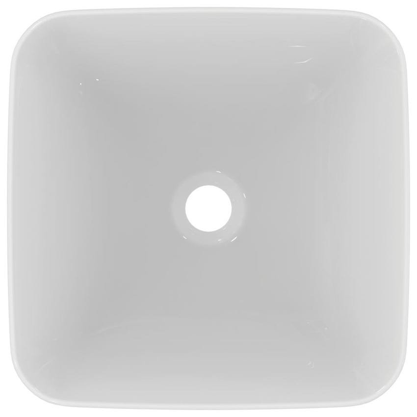 Immagine di Ideal Standard CONNECT AIR lavabo da appoggio L.40 cm, senza troppopieno, colore bianco E034701