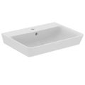 Immagine di Ideal Standard CONNECT AIR lavabo Cube L.60 cm, con foro centrale aperto per la rubinetteria e troppopieno, colore bianco E074201