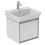 Immagine di Ideal Standard CONNECT AIR lavabo Cube L.50 cm, con foro centrale aperto per la rubinetteria e troppopieno, colore bianco E074601