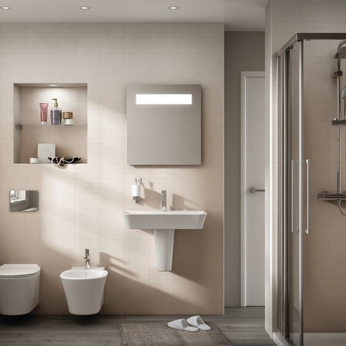 Immagine di Ideal Standard CONNECT AIR semicolonna per lavabo, colore bianco E074801
