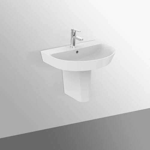 Immagine di Ideal Standard CONNECT AIR lavabo Arc 60 cm monoforo, con troppopieno, colore bianco E137801