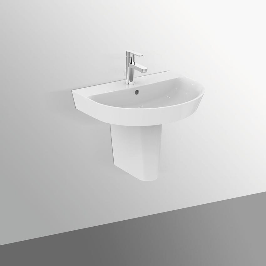 Immagine di Ideal Standard CONNECT AIR lavabo Arc 60 cm monoforo, con troppopieno, colore bianco E137801