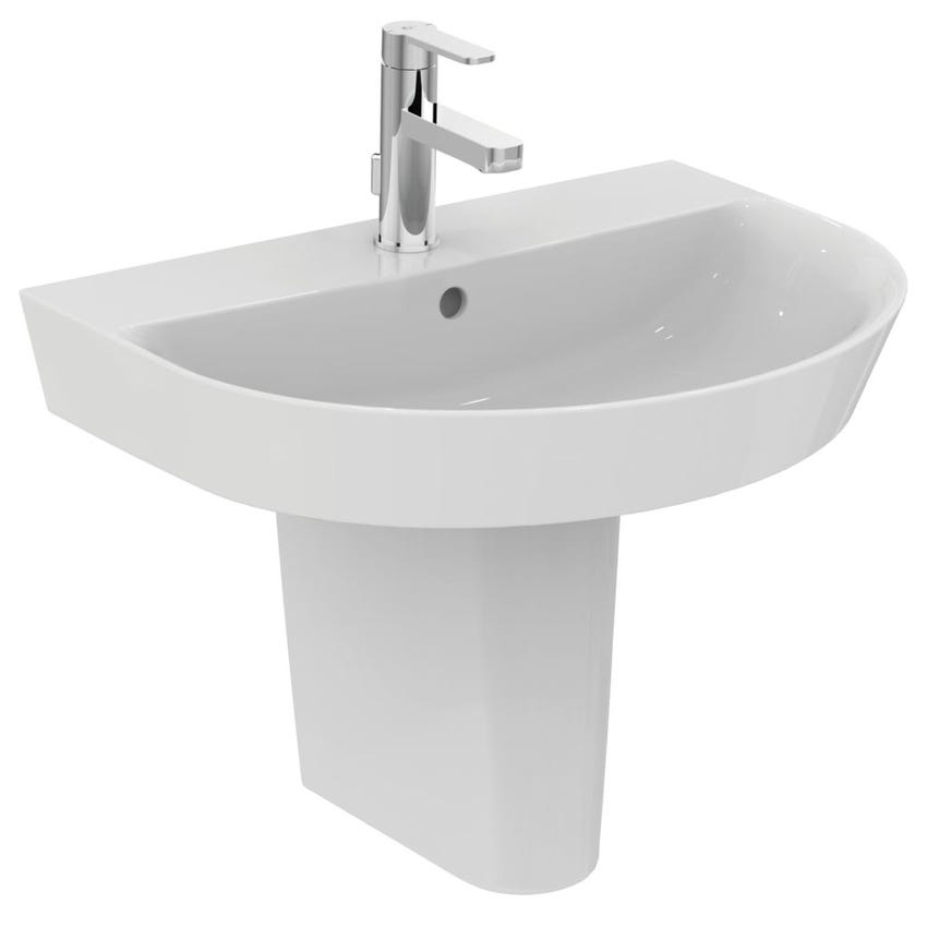 Immagine di Ideal Standard CONNECT AIR lavabo Arc 60 cm monoforo, con troppopieno, colore bianco E137801