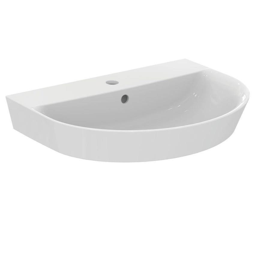 Immagine di Ideal Standard CONNECT AIR lavabo Arc 60 cm monoforo, con troppopieno, colore bianco E137801