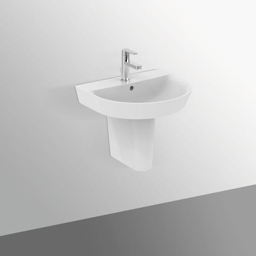 Immagine di Ideal Standard CONNECT AIR lavabo Arc 55 cm monoforo, con troppopieno, colore bianco E137901
