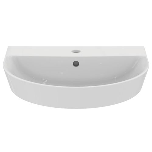 Immagine di Ideal Standard CONNECT AIR lavabo Arc 55 cm monoforo, con troppopieno, colore bianco E137901