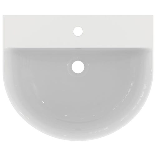 Immagine di Ideal Standard CONNECT AIR lavabo Arc 55 cm monoforo, con troppopieno, colore bianco E137901