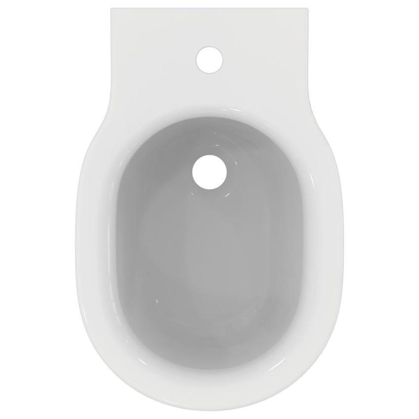 Immagine di Ideal Standard CONNECT AIR bidet sospeso, monoforo, con troppopieno, con fissaggi completamente nascosti, colore bianco E233501