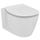 Ideal Standard CONNECT vaso sospeso AquaBlade® con fissaggi nascosti, con sedile slim a sgancio rapido, colore bianco E048301