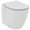 Immagine di Ideal Standard CONNECT vaso a pavimento filo parete AquaBlade®, con sedile slim a sgancio rapido, colore bianco E052501