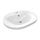 Ideal Standard CONNECT lavabo ovale da incasso soprapiano L.55 cm, monoforo, con troppopieno, colore bianco E503901