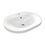 Immagine di Ideal Standard CONNECT lavabo ovale da incasso soprapiano L.55 cm, monoforo, con troppopieno, colore bianco E503901