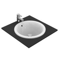 Immagine di Ideal Standard CONNECT lavabo rotondo da incasso soprapiano Ø 48 cm, con troppopieno, colore bianco E505301