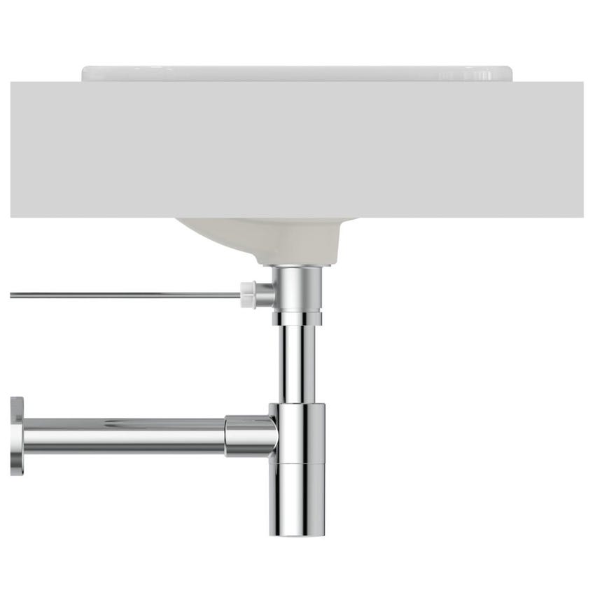 Immagine di Ideal Standard CONNECT lavabo rettangolare da incasso soprapiano L.50 cm, con troppopieno, colore bianco E505701
