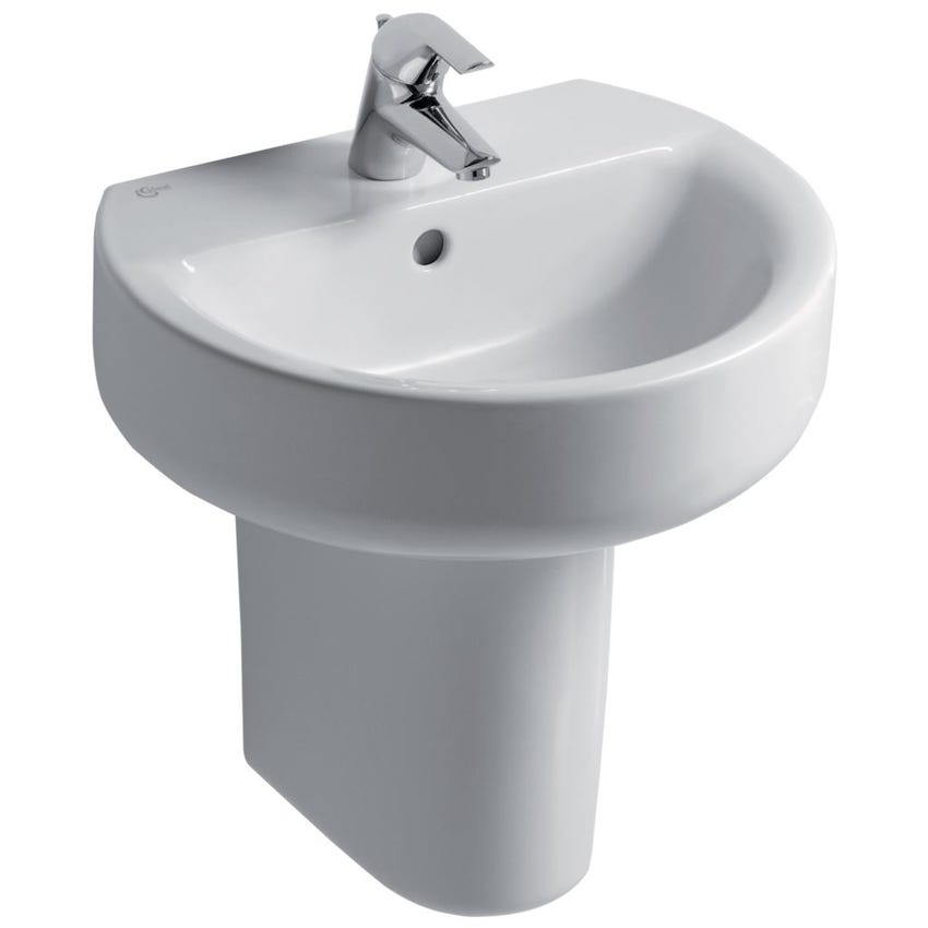 Immagine di Ideal Standard CONNECT semicolonna per lavabo, colore bianco E711301