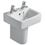 Immagine di Ideal Standard CONNECT SPACE semicolonna per lavabo, colore bianco E711401