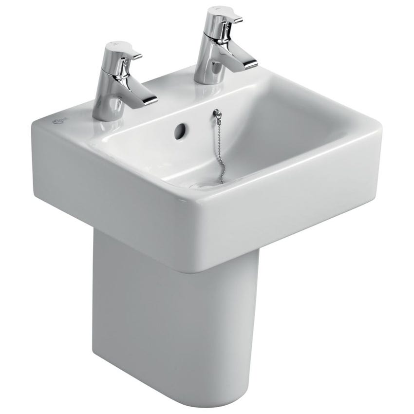 Immagine di Ideal Standard CONNECT SPACE semicolonna per lavabo, colore bianco E711401