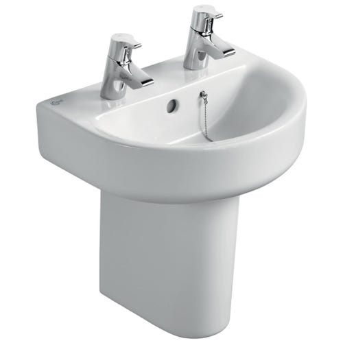 Immagine di Ideal Standard CONNECT SPACE semicolonna per lavabo, colore bianco E711401