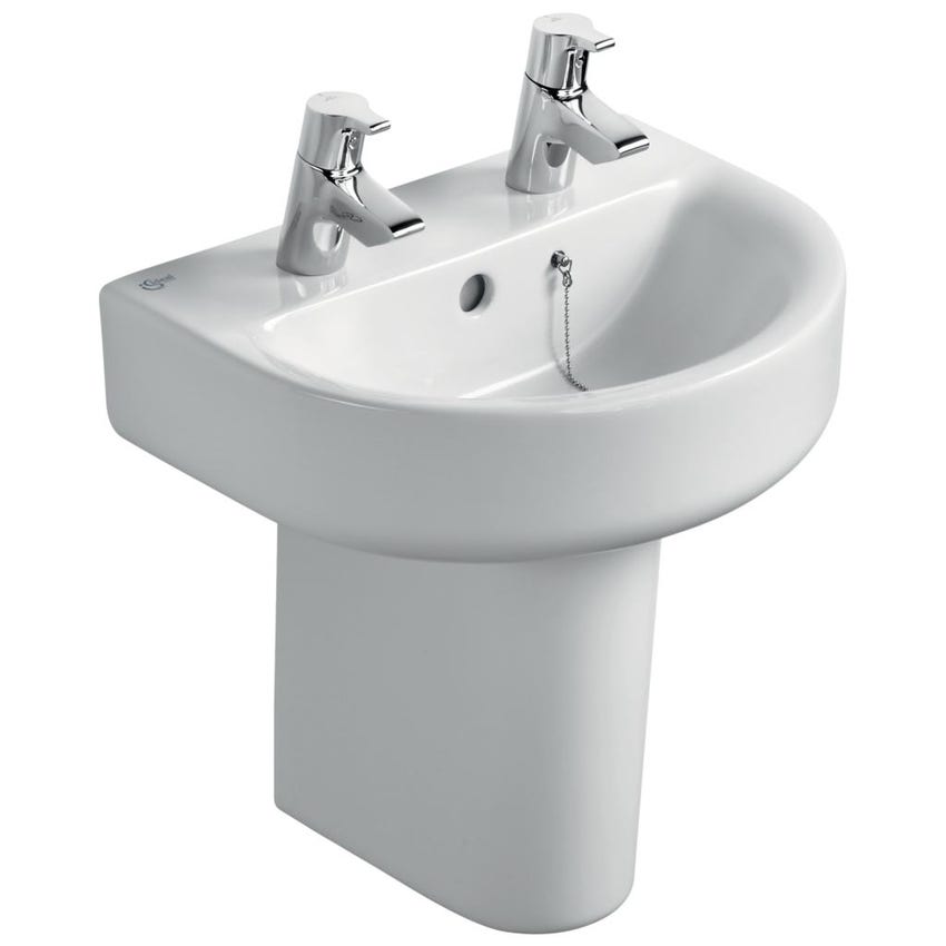 Immagine di Ideal Standard CONNECT SPACE semicolonna per lavabo, colore bianco E711401