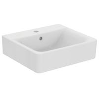Immagine di Ideal Standard CONNECT lavabo Cube L.50 cm, monoforo, con troppopieno, colore bianco E713801