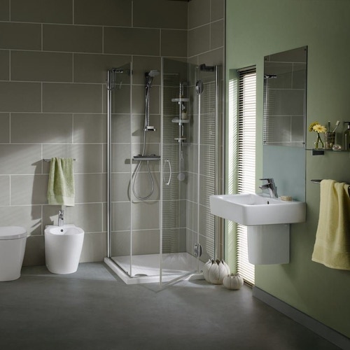 Immagine di Ideal Standard CONNECT lavabo Cube L.70 cm, monoforo, con troppopieno, colore bianco E773601