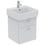 Immagine di Ideal Standard CONNECT lavabo Cube L.55 cm, monoforo, con troppopieno, colore bianco E713901