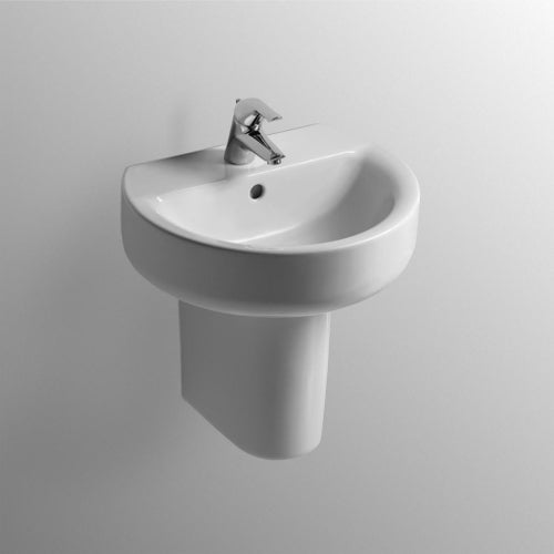 Immagine di Ideal Standard CONNECT lavabo Sphere L.50 cm, monoforo, con troppopieno, colore bianco E714601