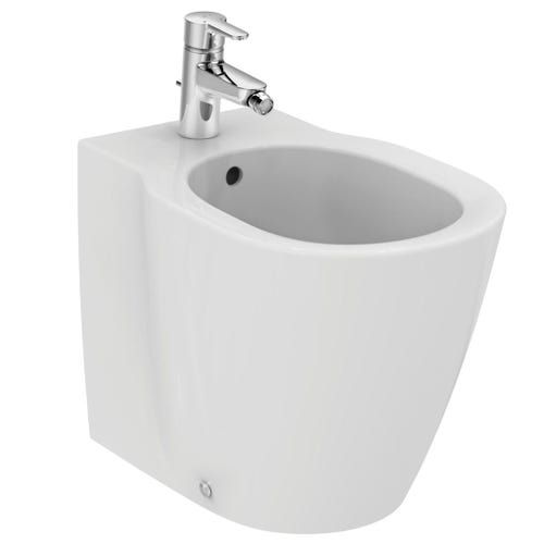 Immagine di Ideal Standard CONNECT bidet a pavimento filo parete, monoforo, con troppopieno, colore bianco E774201