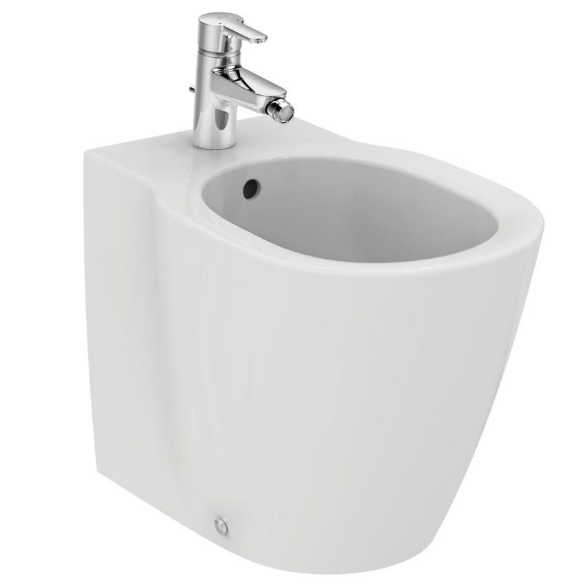 Immagine di Ideal Standard CONNECT bidet a pavimento filo parete, monoforo, con troppopieno, colore bianco E774201