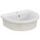 Immagine di Ideal Standard CONNECT lavabo da incasso soprapiano L.55 cm, monoforo, con troppopieno, colore bianco E797801