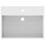 Immagine di Ideal Standard CONCA composizione bagno: lavabo d’appoggio L.60 P.45 cm, colore bianco, miscelatore monocomando con scarico, finitura cromo, mobile sottolavabo L.120 cm, finitura legno chiaro, specchio rotondo Ø80 CONCA02