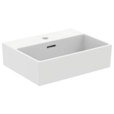 Immagine di Ideal Standard EXTRA lavamani sospeso o da appoggio L.45 cm, monoforo, con troppopieno, colore bianco T373201