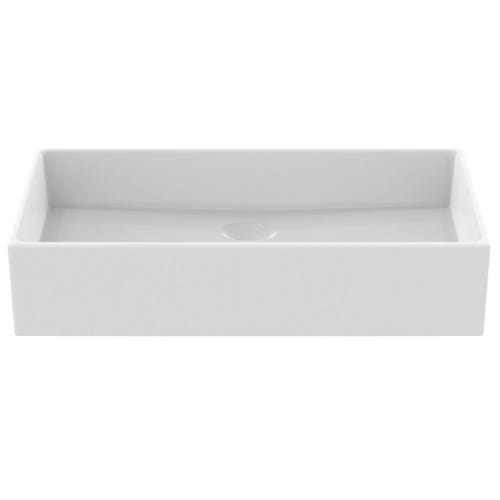 Immagine di Ideal Standard EXTRA lavabo rettangolare da appoggio L.60 cm, senza foro e troppopieno, colore bianco T374001