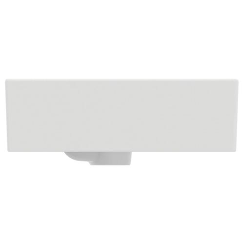 Immagine di Ideal Standard EXTRA lavabo rettangolare da appoggio L.50 cm, monoforo, con troppopieno, colore bianco T374101
