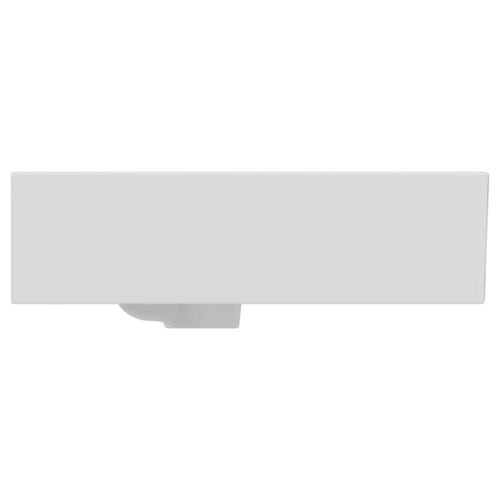 Immagine di Ideal Standard EXTRA lavabo smaltato rettangolare sospeso o da appoggio L.50 cm, con troppopieno, colore bianco T388301