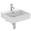 Immagine di Ideal Standard EXTRA lavabo rettificato rettangolare sospeso o da appoggio L.50 cm, monoforo, con troppopieno, colore bianco T388401