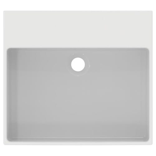 Immagine di Ideal Standard EXTRA lavabo rettificato rettangolare sospeso o da appoggio L.50 cm, con troppopieno, colore bianco T388601