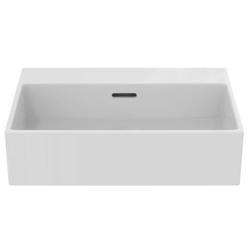Immagine di Ideal Standard EXTRA lavabo rettificato rettangolare sospeso o da appoggio L.50 cm, con troppopieno, colore bianco T388601