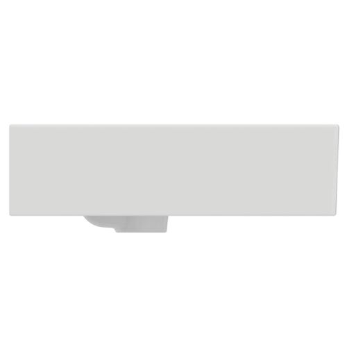 Immagine di Ideal Standard EXTRA lavabo rettangolare da appoggio L.60 cm, monoforo, con troppopieno, colore bianco T388901