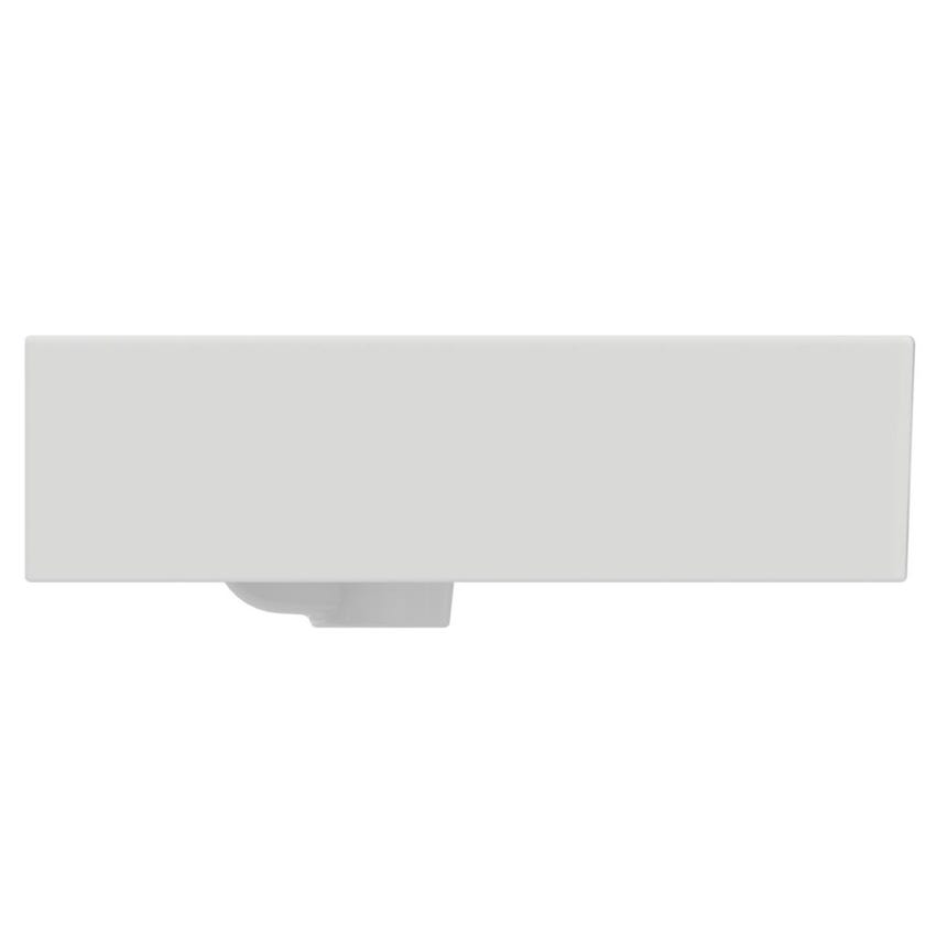Immagine di Ideal Standard EXTRA lavabo rettangolare da appoggio L.60 cm, monoforo, con troppopieno, colore bianco T388901
