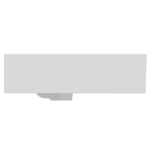 Immagine di Ideal Standard EXTRA lavabo rettangolare da appoggio L.60 cm, con troppopieno, colore bianco T389101