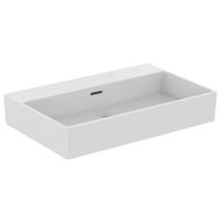 Immagine di Ideal Standard EXTRA lavabo rettangolare sospeso o da appoggio L.70 cm, con troppopieno, colore bianco T389301