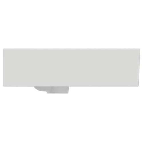 Immagine di Ideal Standard EXTRA lavabo smaltato rettangolare sospeso o da appoggio L.70 cm, con troppopieno, colore bianco T389301