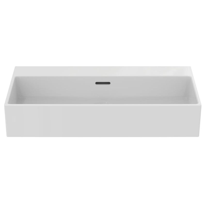 Immagine di Ideal Standard EXTRA lavabo rettificato rettangolare sospeso o da appoggio L.70 cm, con troppopieno, colore bianco T389601