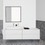 Immagine di Ideal Standard EXTRA lavabo rettangolare da appoggio L.80 cm, monoforo, con troppopieno, colore bianco T389901