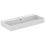 Immagine di Ideal Standard EXTRA lavabo rettangolare da appoggio L.100 cm, monoforo, con troppopieno, colore bianco T390501