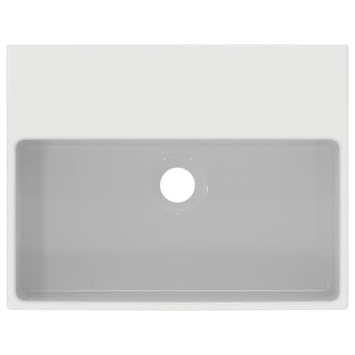 Immagine di Ideal Standard EXTRA lavamani smaltato sospeso o da appoggio L.45 cm, con troppopieno, colore bianco T391601